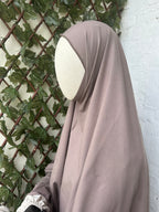 Cotton Khimar Taupe