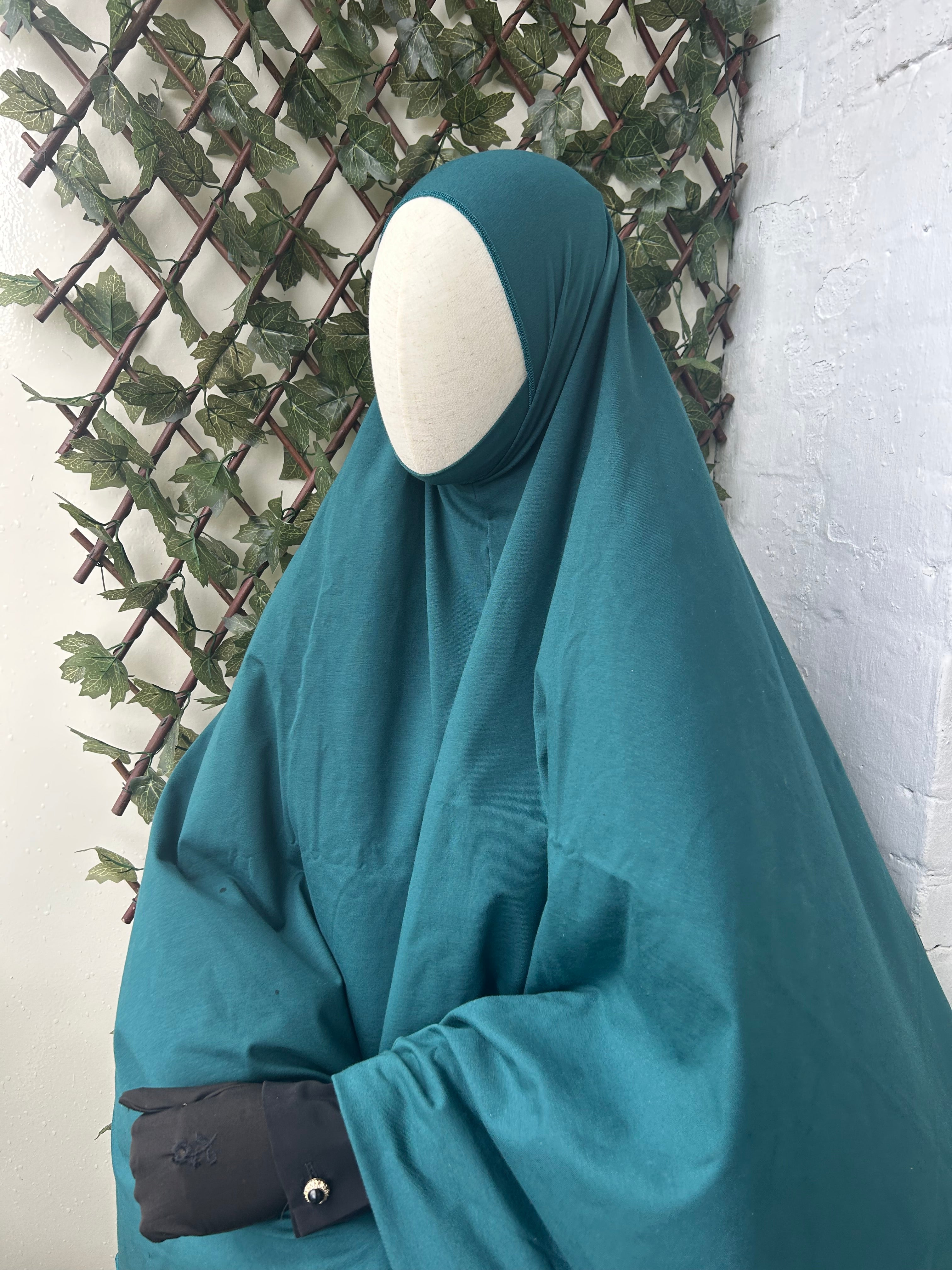 Cotton Khimar Petrol
