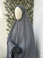 Winter Khimar Donkergrijs