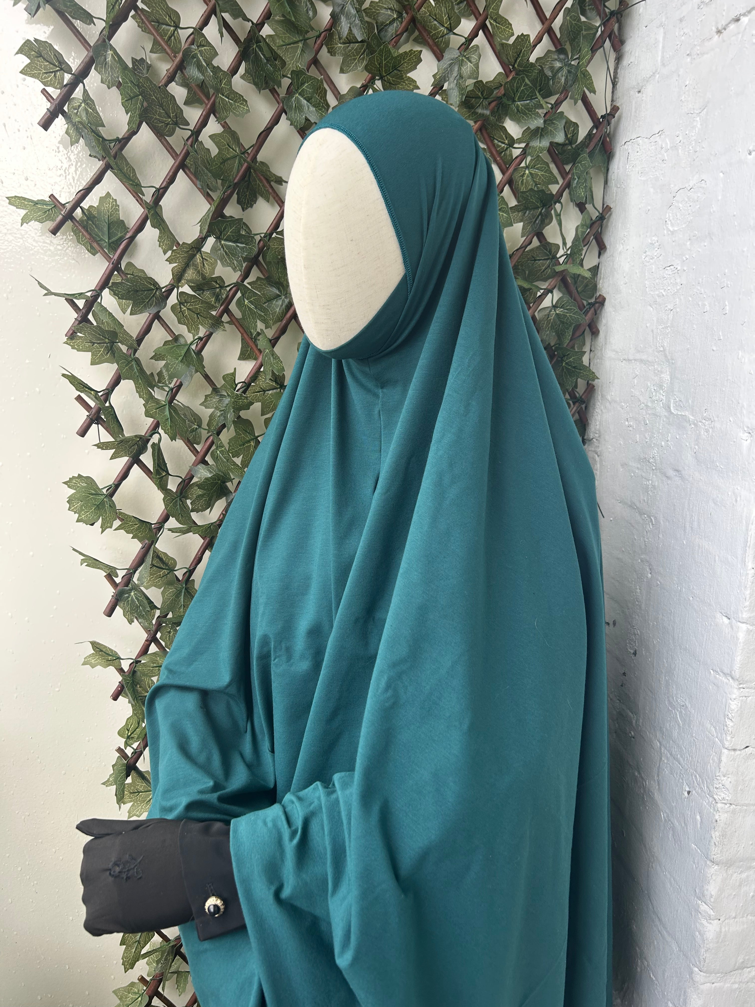 Cotton Khimar Petrol