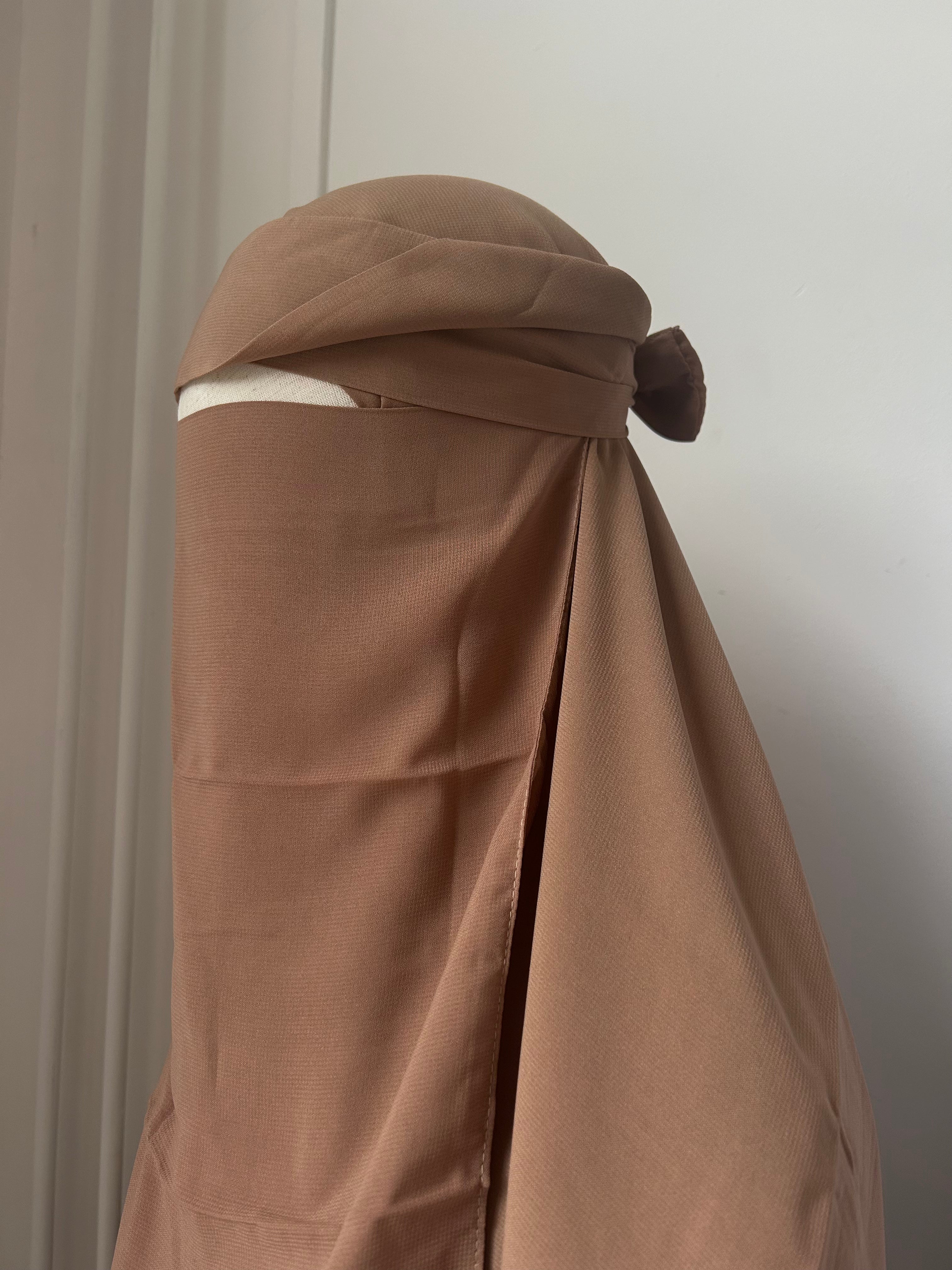 Niqab Camel Brown