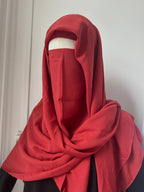 Niqab Red Blush